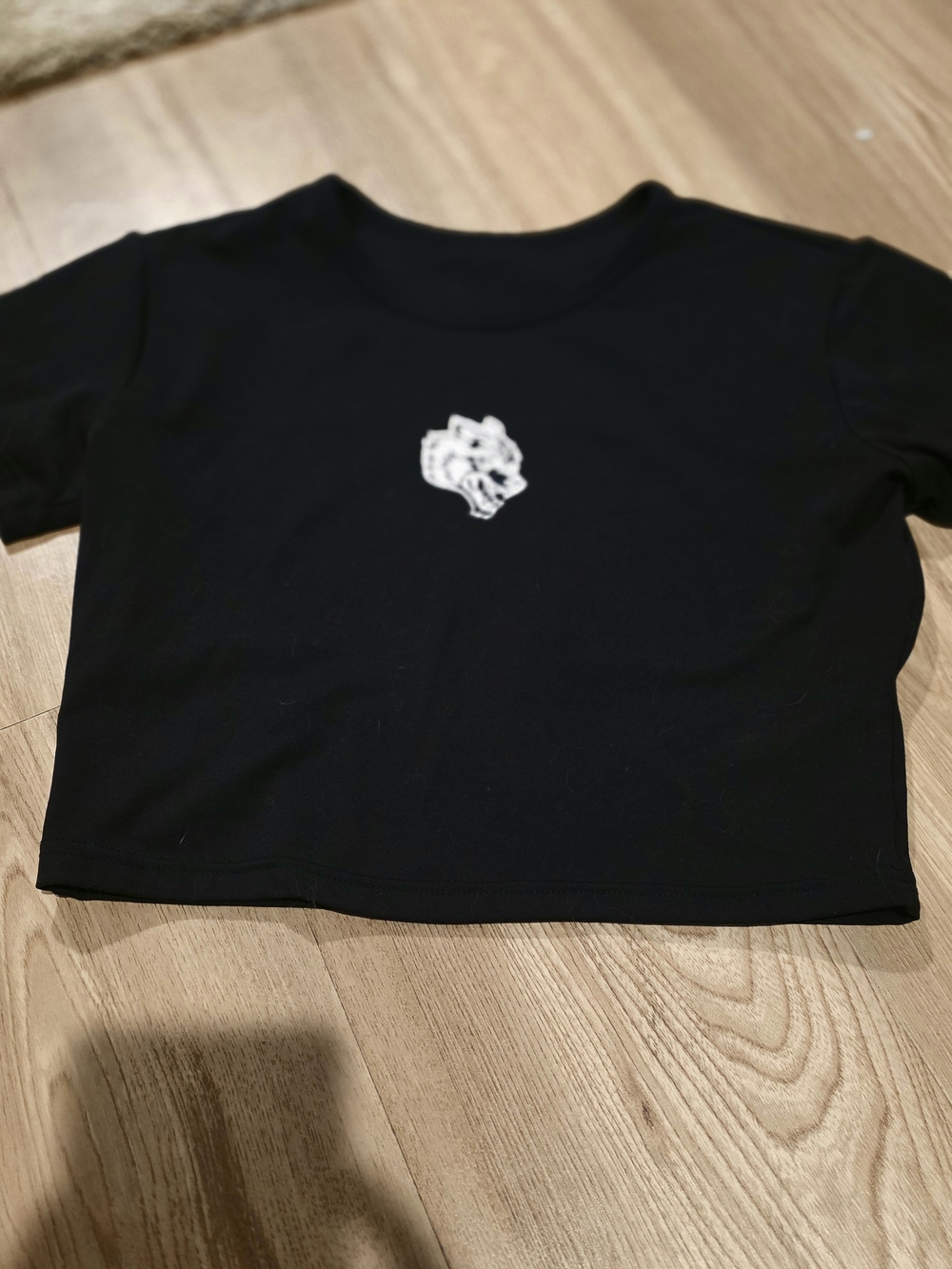 Darc Sport Black Muscle Tee with White Tiger Patch